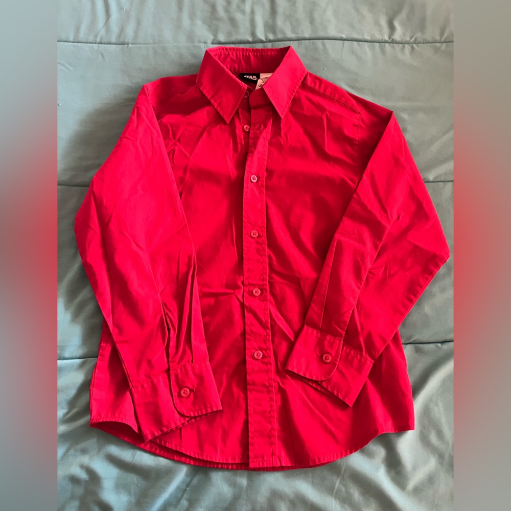 Red Button Shirt